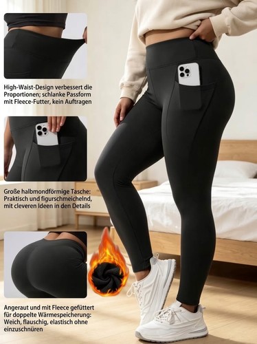 Thermo leggings fleece futter - thermo, fleece-futter