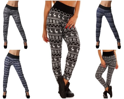 Gefütterte winter leggings - gefütterte,