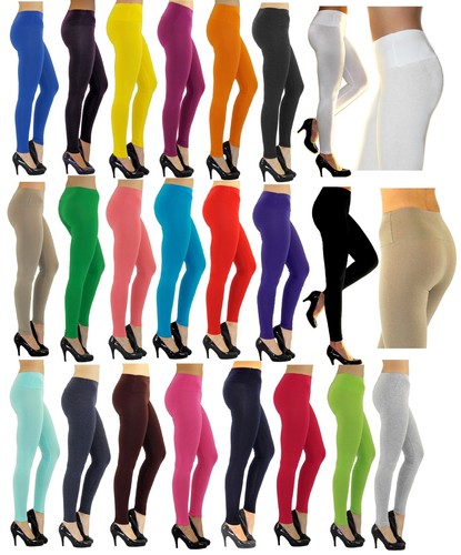 Damen leggings lang - lang, hoher