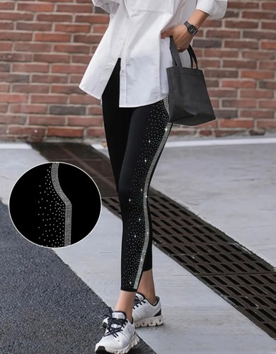 Damen glitzerleggings - damen,