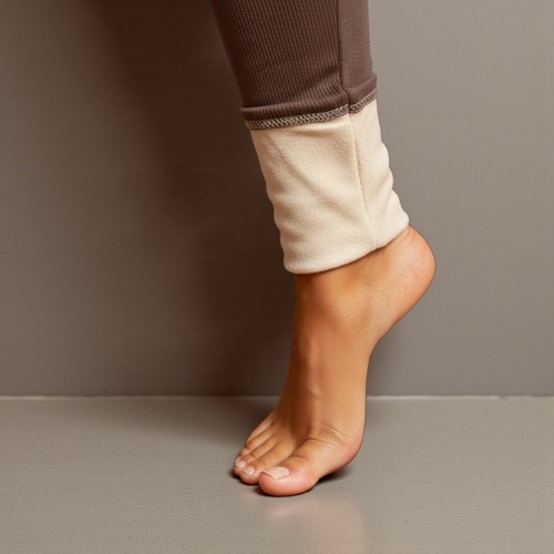 Gefütterte winter leggings - gefütterte, winter-leggings