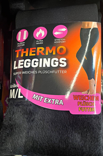 Damen thermo leggings m l - gr., m/l